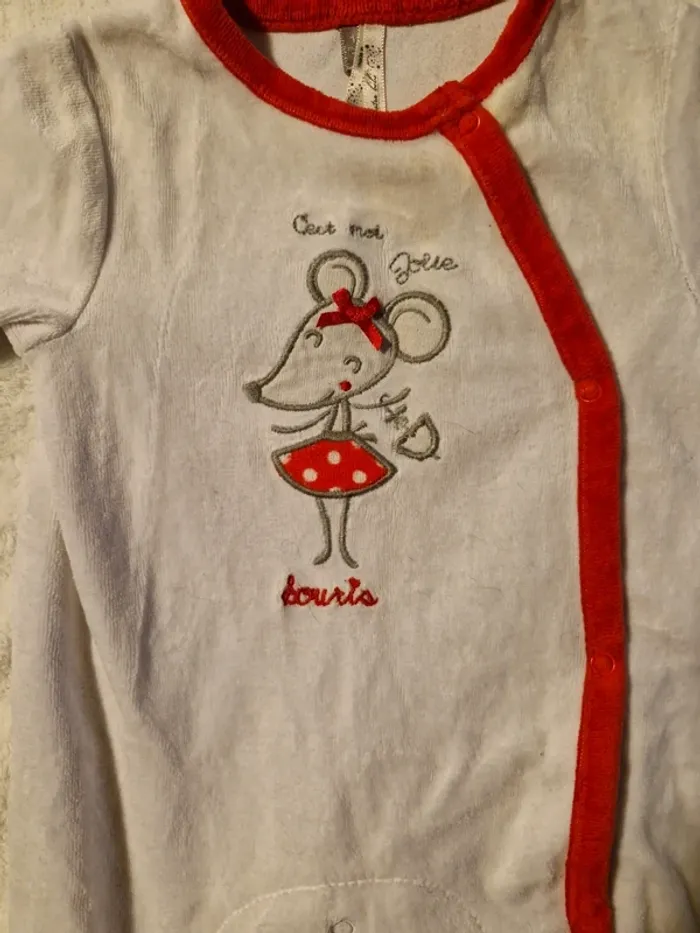 Pyjama petite souris bébé - photo numéro 2