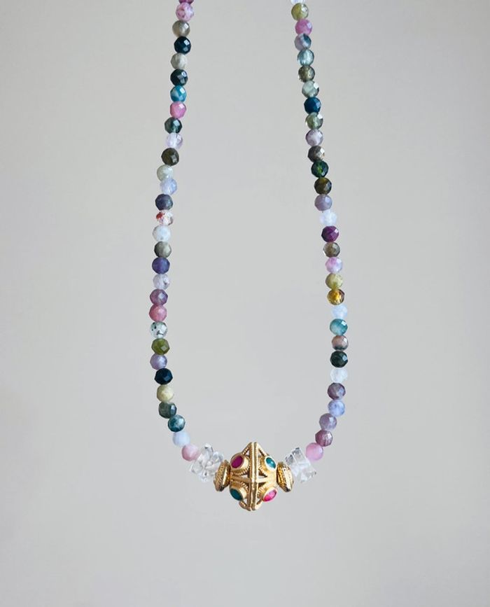 Collier Tourmalines et Talisman Indien - photo numéro 4