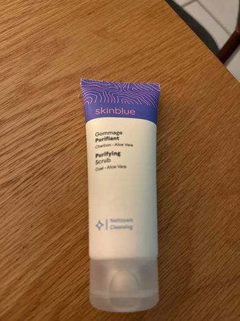 Ski bleu gommage purifiant charbon aloe vera