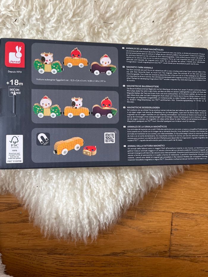 Animaux de la ferme magnétiques janod - photo numéro 2