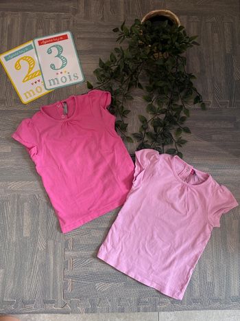 Lot tee shirt manches courtes