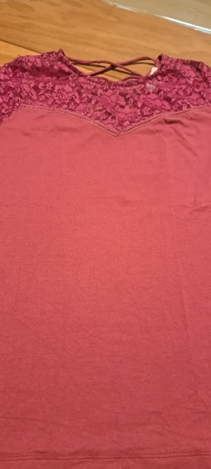 T shirt rose Morgan - photo numéro 3
