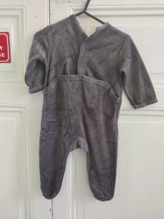 Pyjama chaud Vert baudet 6 mois - photo numéro 4