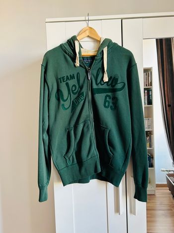 Veste / Hoddies à zip vert à motifs Homme Yellowdog Taille L