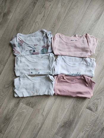 Lot 6 bodies manches longues 36mois