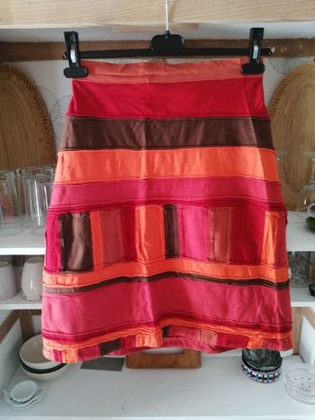 Jupe colorée taille 38