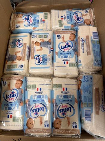 10 sachet de coton bébé