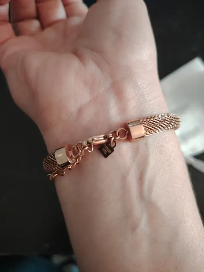 Bracelet ionisé rose Victoria bijoux - photo numéro 5