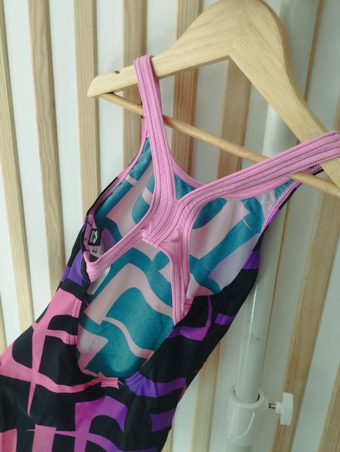 Maillot de bain arena rose/violet 10ans - photo numéro 8