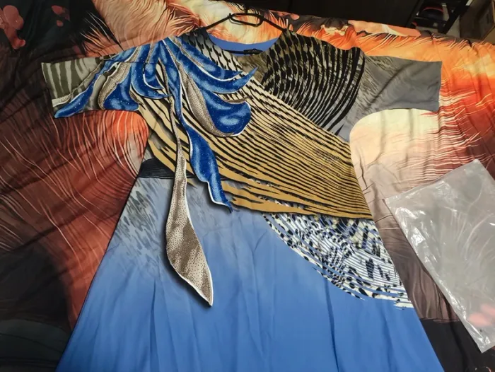 Robe algérienne habillée, à strass neuve, taille 46 - photo numéro 17