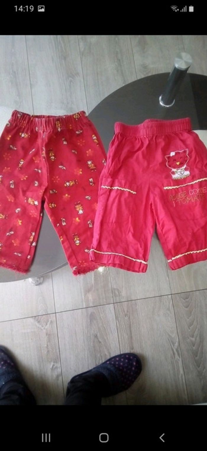 2 pantalons 6 mois
