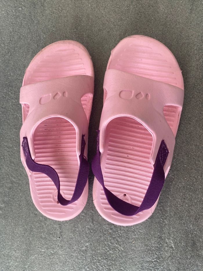 Chaussure Sandales Plage Piscine fille Rose