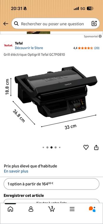 grill tefal neuf 