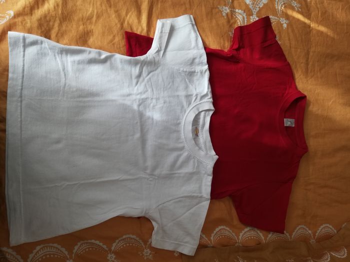 Lot de 2 tee shirt fille 6 ans - photo numéro 2
