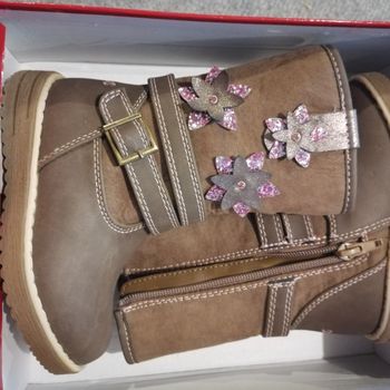 Bottes marrons pour fille