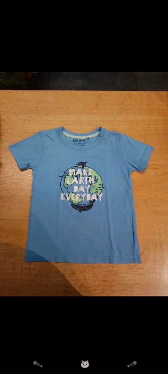 Lot 4 t shirts Blue seven coton bio 3 ans ou 98 cm - photo numéro 8