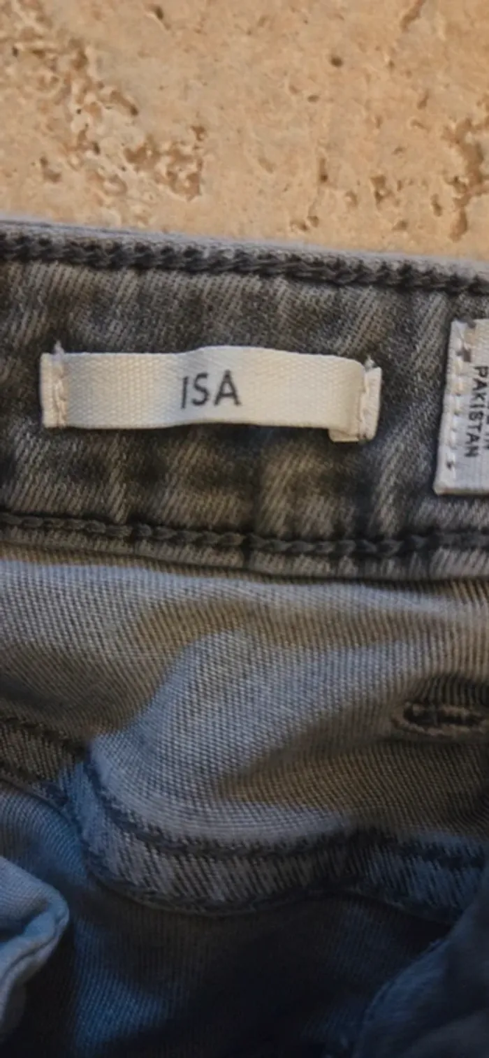 Jean skinny gris MNG (Mango) Taille 34 / XS - photo numéro 6