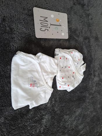 Lot 2 bodies 1 mois absorba