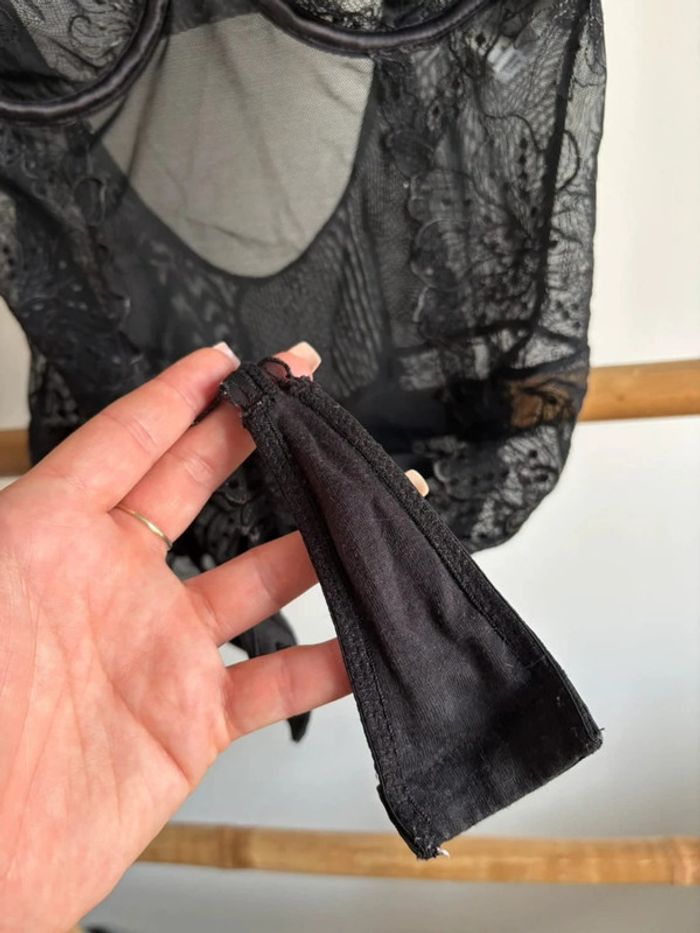 Body en dentelle noir kiabi 85B - photo numéro 5