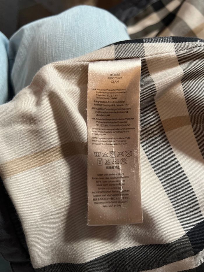 Veste matelassée à capuche amovible 14 ans - Burberry - photo numéro 7