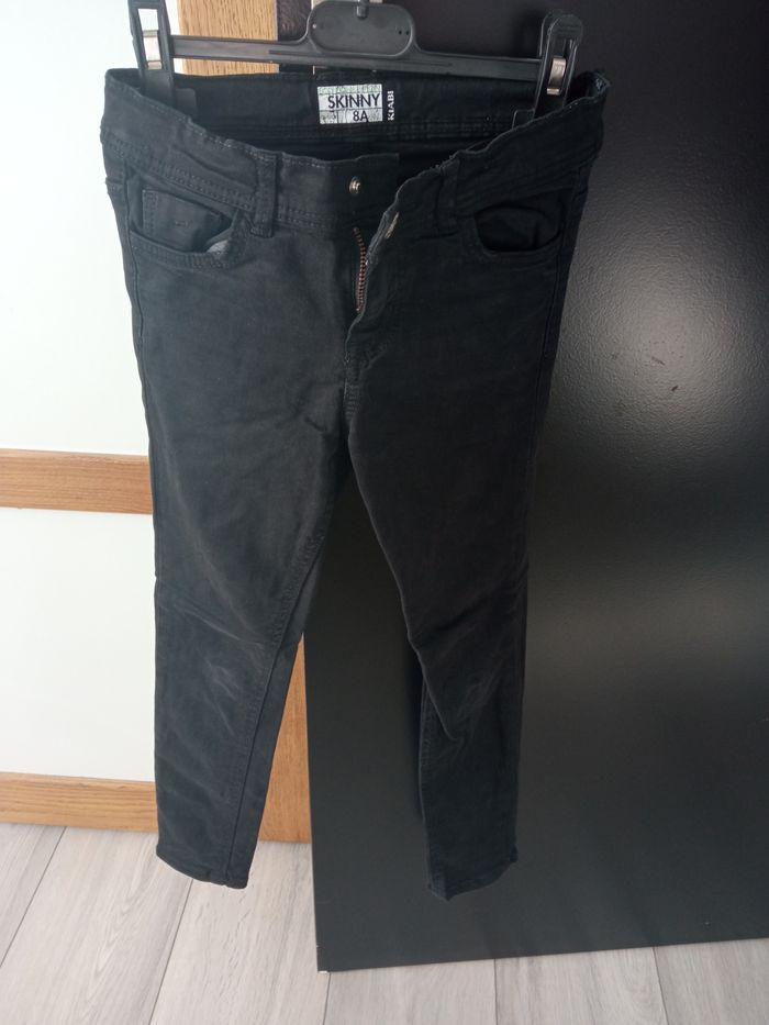 pantalon noir skinny 8 ans