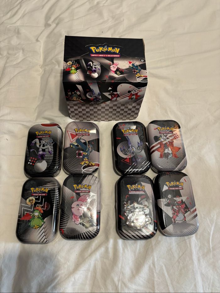 20 mini tin ev10.5 foudre noire flamme blanche Pokémon - photo numéro 2