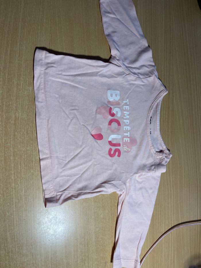 TEE shirt manche longue bébé fille 3 mois