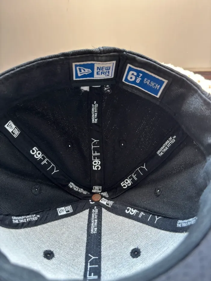 New Era 59Fifty Casquette vintage – Série spéciale logo surpiqué ton/ton - photo numéro 9