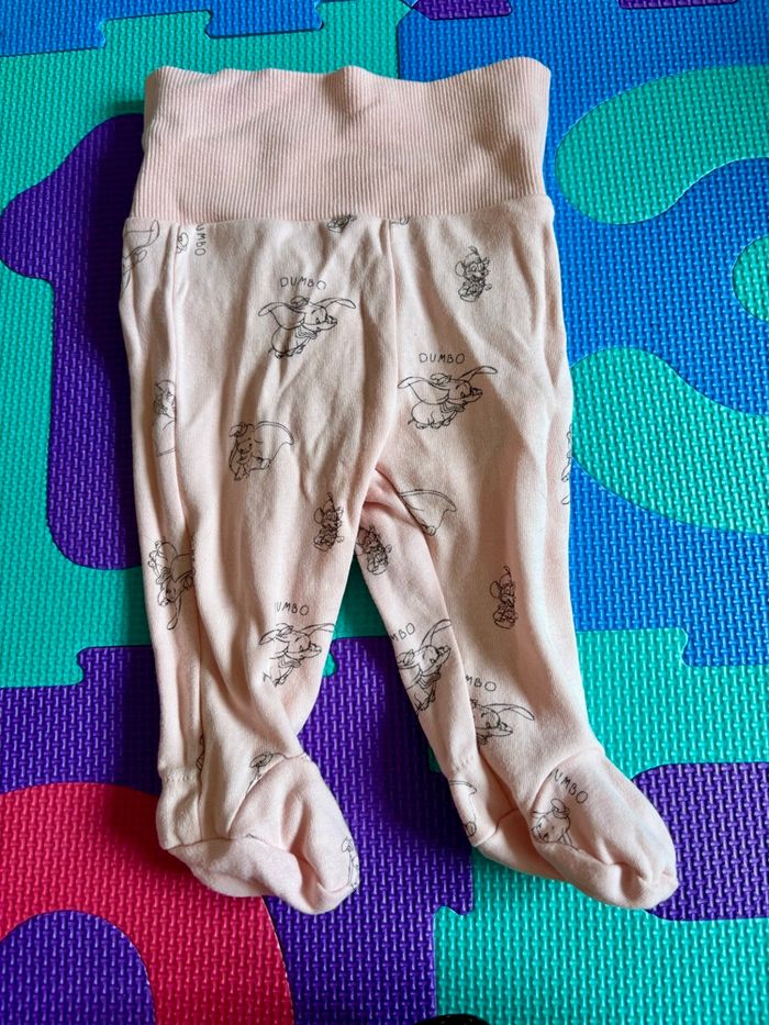 2 legging avec pied 3 mois