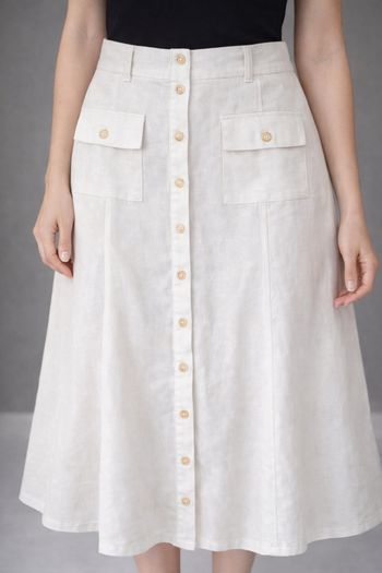 Très belle jupe casual blanche 