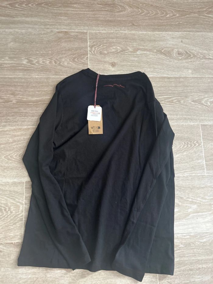 T-shirt noir à manches longues Teddy Smith 14ans - photo numéro 3