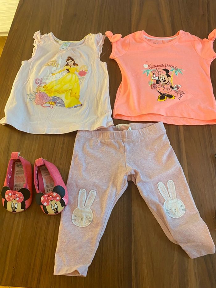 Lot ensembles été fille 3-6 mois Disney / Primark