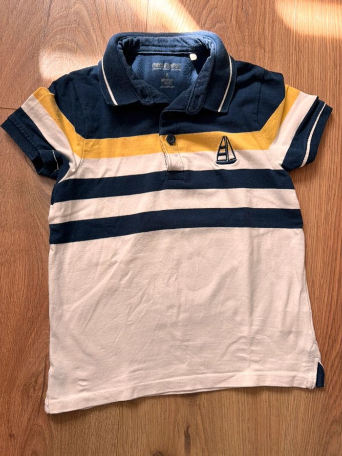 Polo garçon 4 ans manches courtes