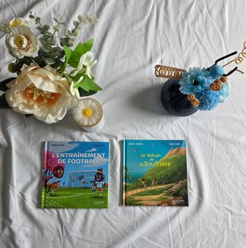 Hachette Virginie Grimaldi Football Soufrière Lot 2 Livres Cartonné Très bon état