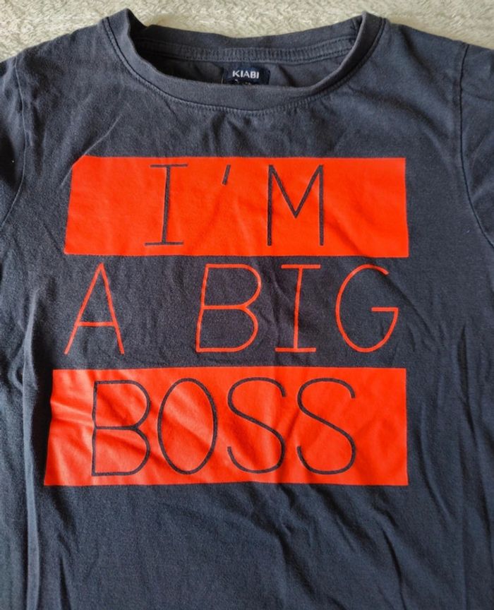 Tee shirt i'm a big boss - photo numéro 2