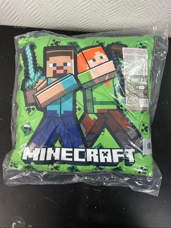Coussin Minecraft 38 Cm( Impression Recto Verso)
