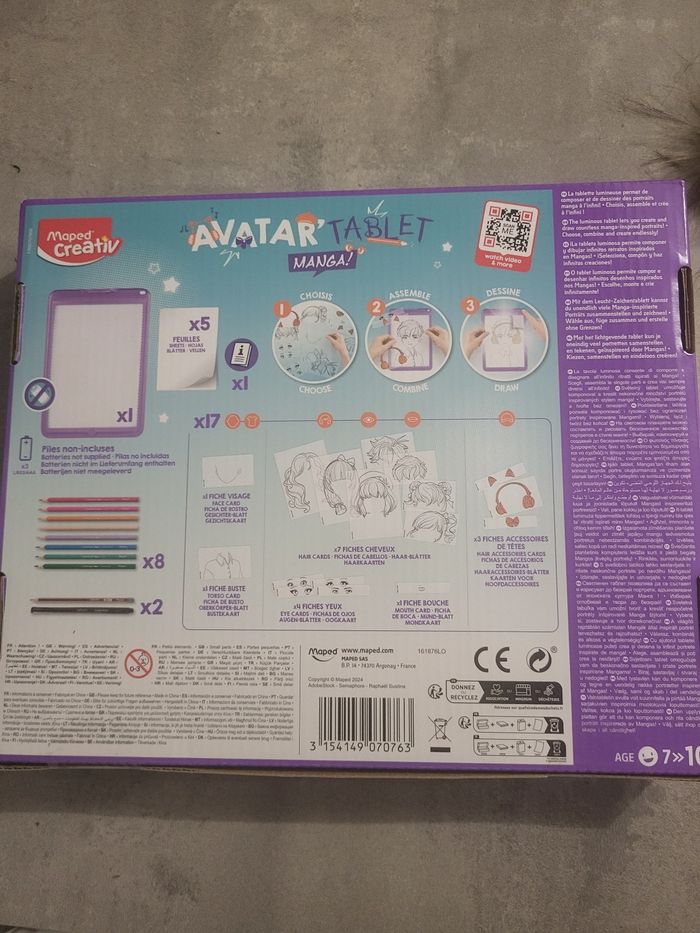 Jeu Manga Avatar Tablet lumineuse Maped Creativ Neuf - photo numéro 2