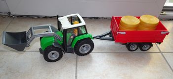 Playmobil Country 6130 Tracteur avec pelle et remorque