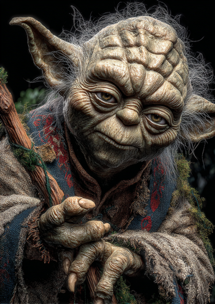 Poster métallique 30cm x 42cm Yoda Starwars + aimant mural fourni. - photo numéro 3