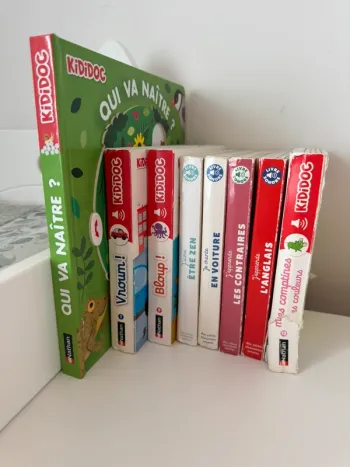 Lot de 8 livres Kididoc – Nathan