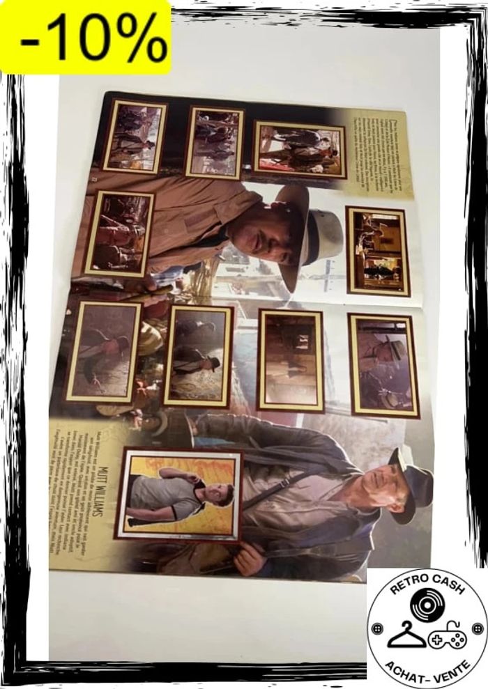 Album de vignettes indiana jones royaume merlin stickers - photo numéro 15