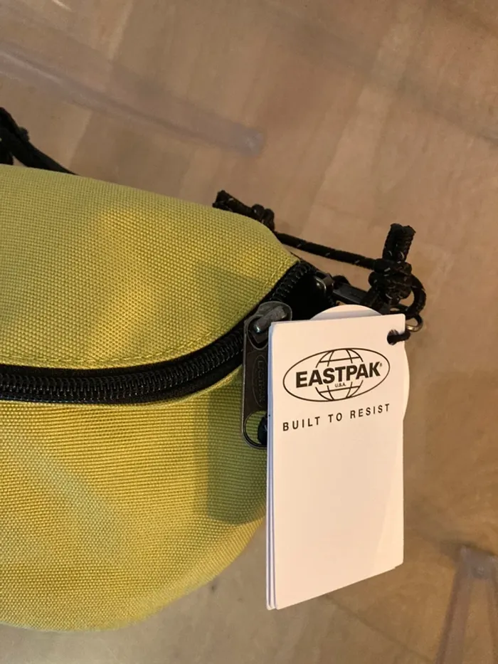 Eastpak sac banane springer jaune vert neuf - photo numéro 2