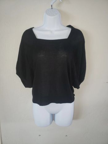 Pull léger court manches chauve souris