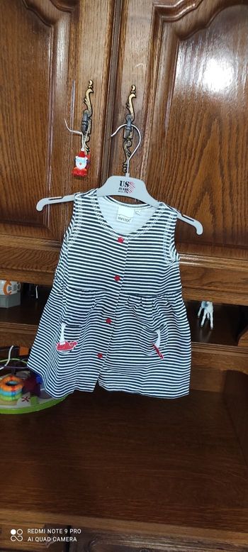 Robe marinière sans manche influx 6 mois