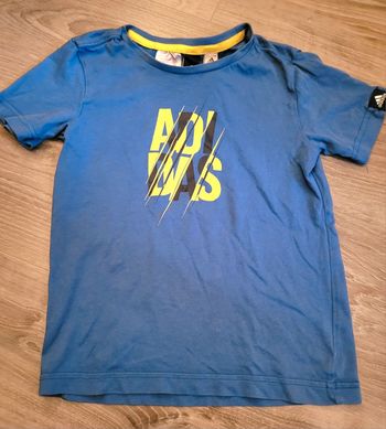 Tee-shirt bleu Adidas 6/7 ans