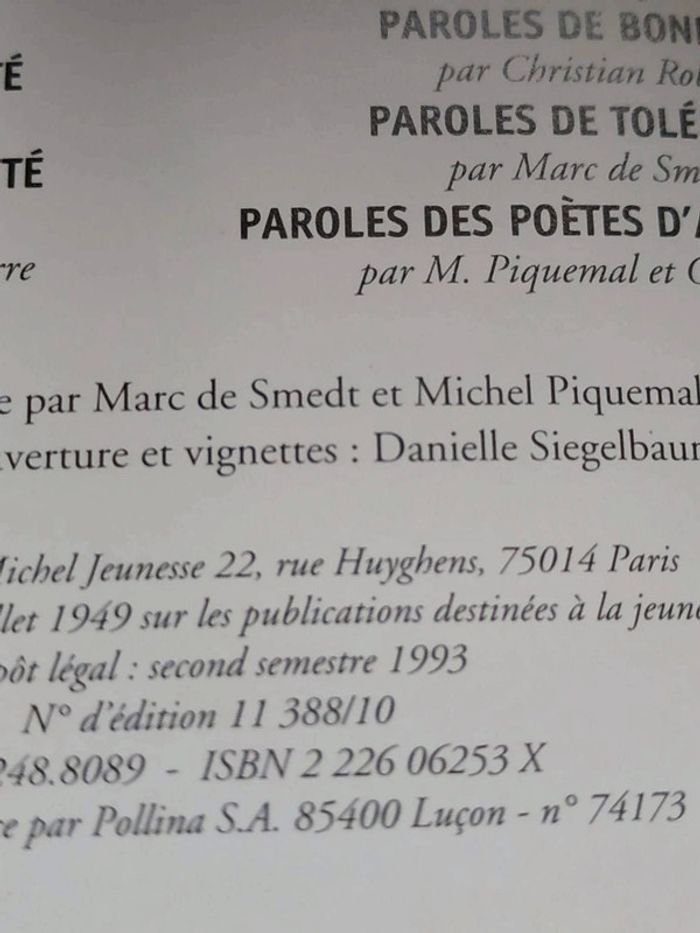Livre paroles du Bouddha - photo numéro 2