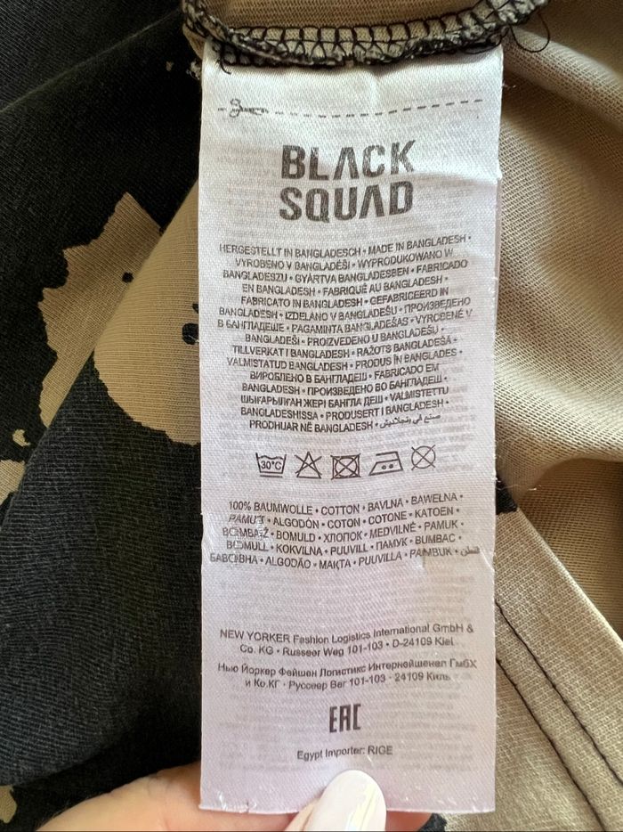 Tee-shirt camouflage militaire taille L Black Squad - photo numéro 8