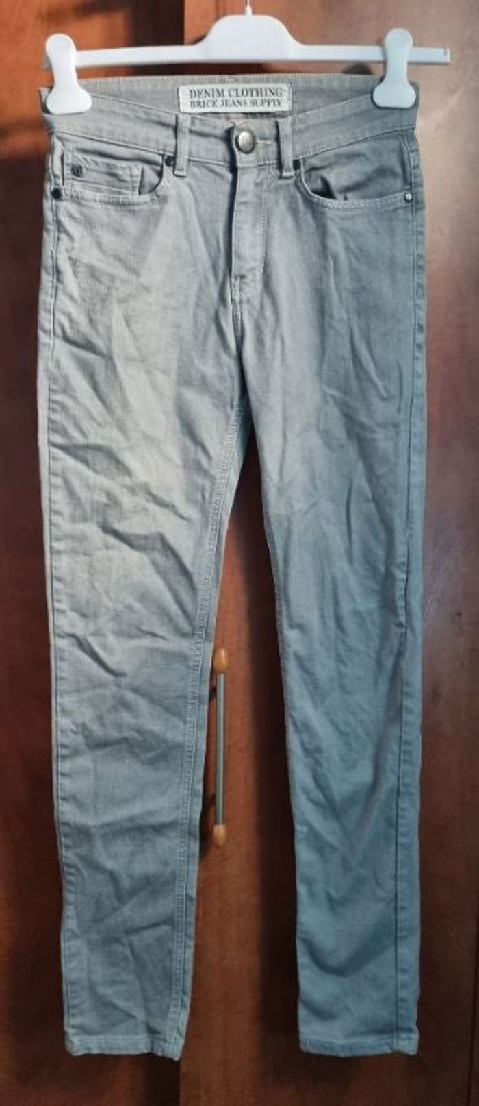 Jeans gris slim taille 36 - photo numéro 1