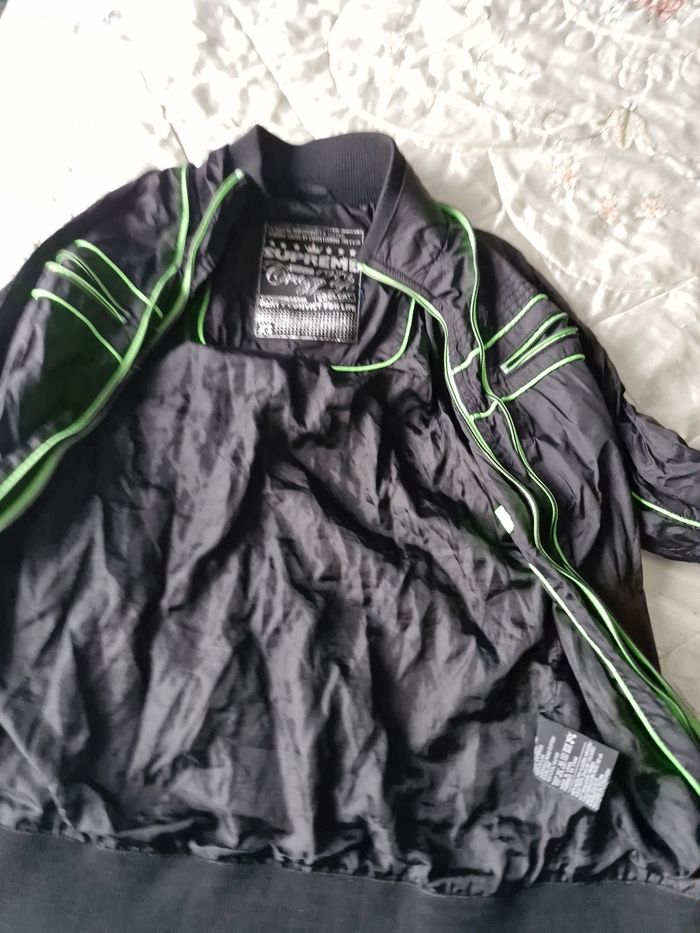 Superbe veste coupe-vent deco zip fluo - photo numéro 2