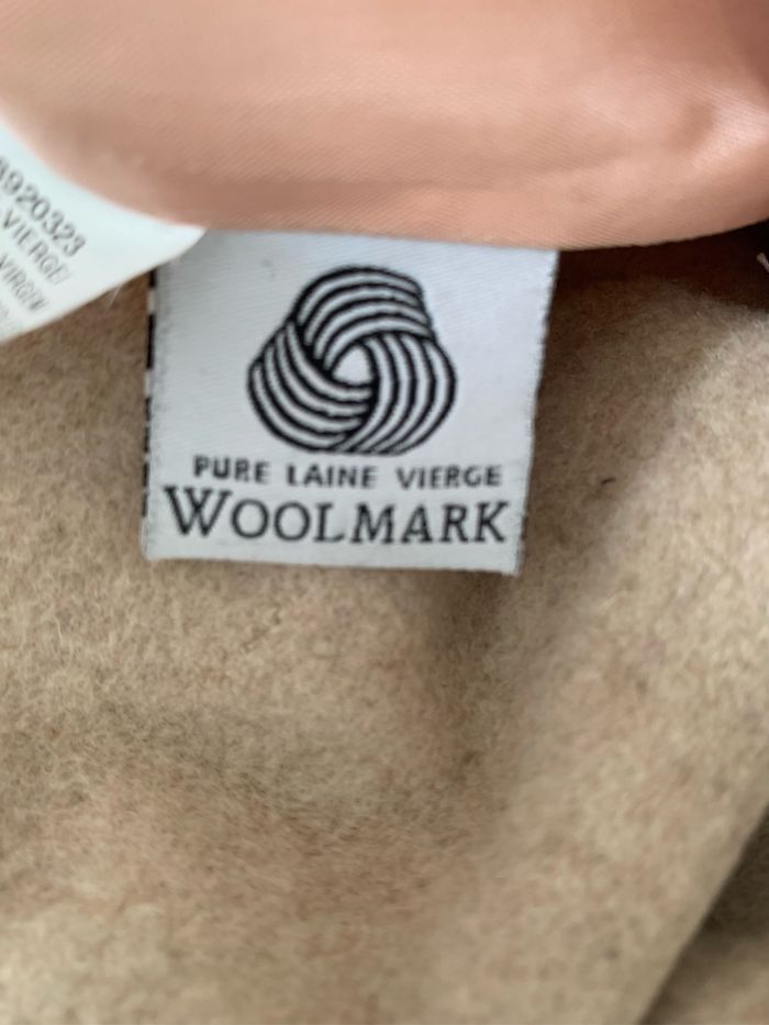 Manteau beige en laine taille 38 - photo numéro 6